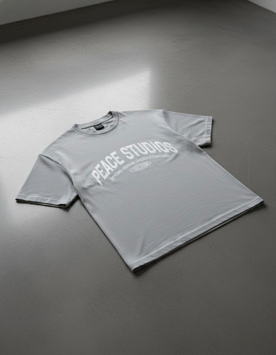 The Signature Gray Washed Loose Fit Tee | Peace®