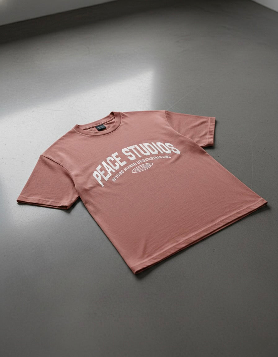 The Signature Red Washed Loose Fit Tee | Peace®