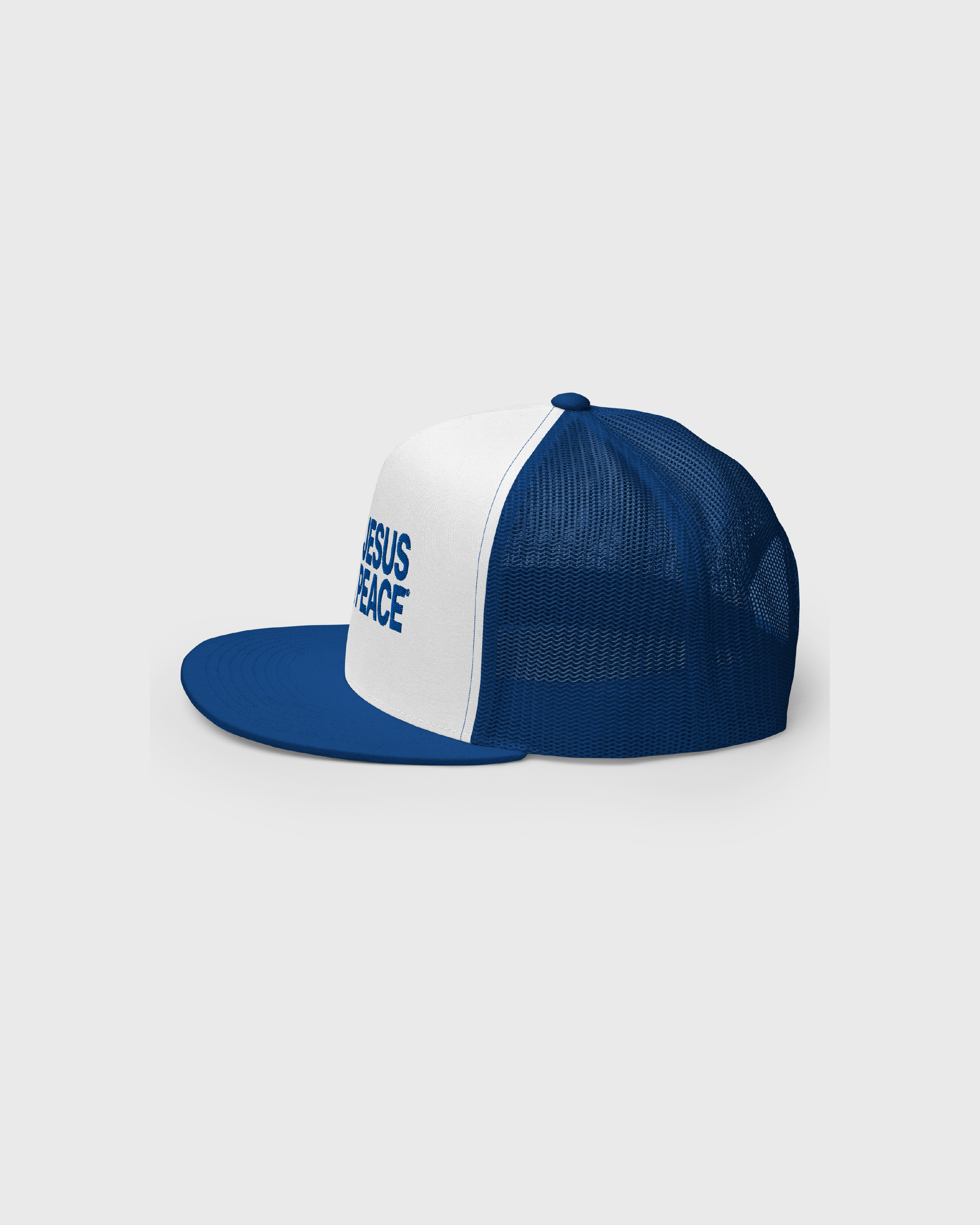 Know Jesus Know Peace Blue Trucker Cap - Peace®