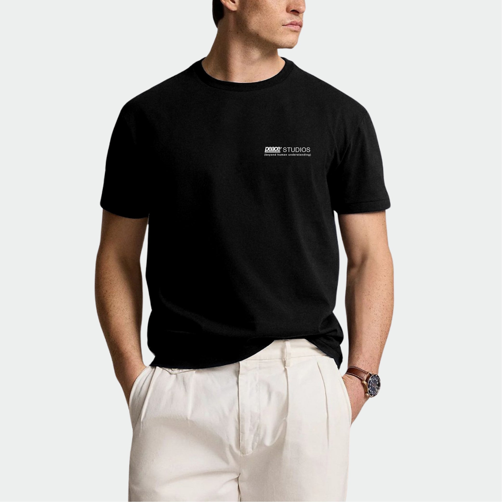 Peace® Studios Signature Classic Fit Black Tee ODMPOD