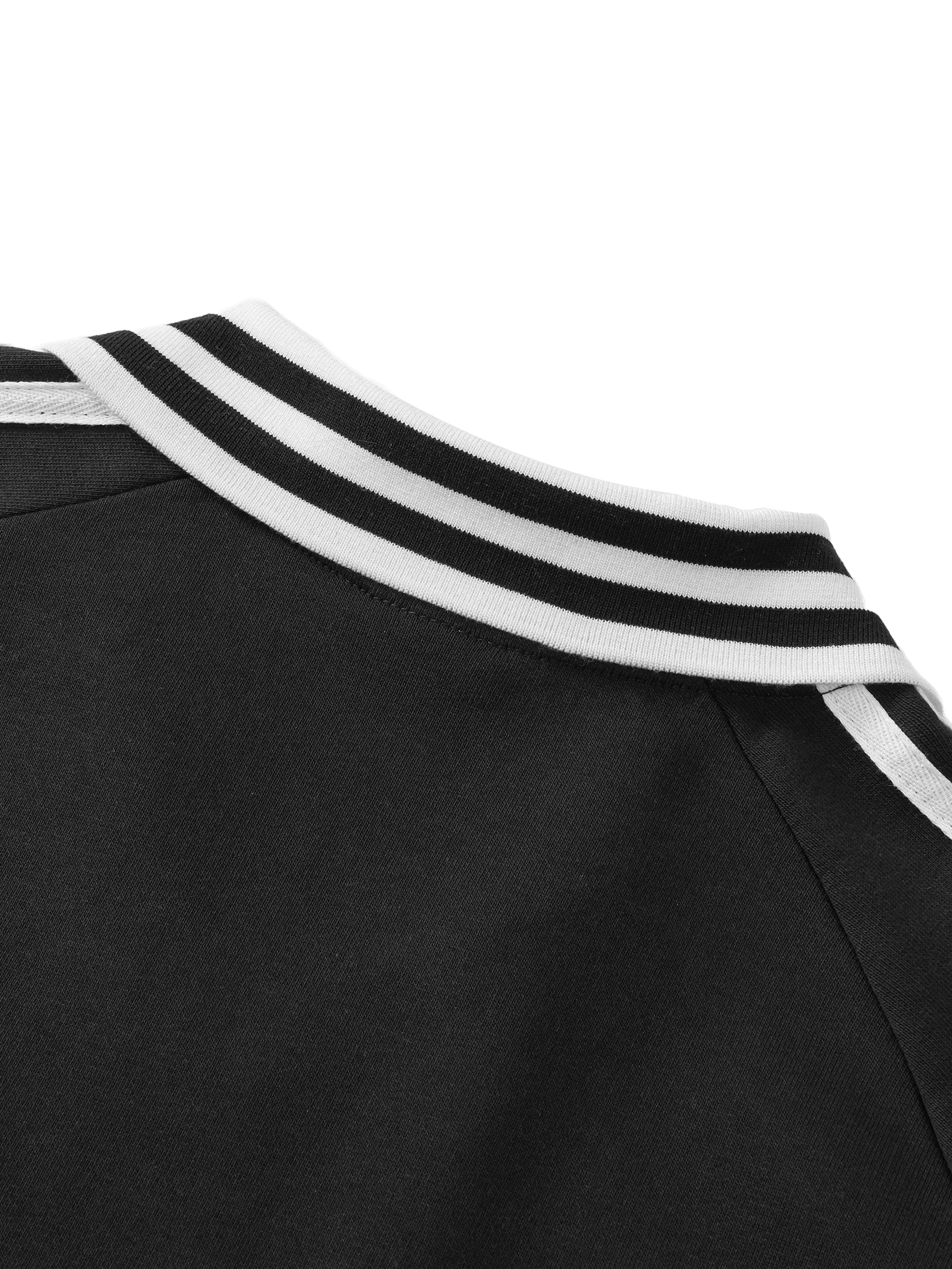 Know Jesus, Know Peace Signature Black Striped Collar Sweatshirt | Peace®