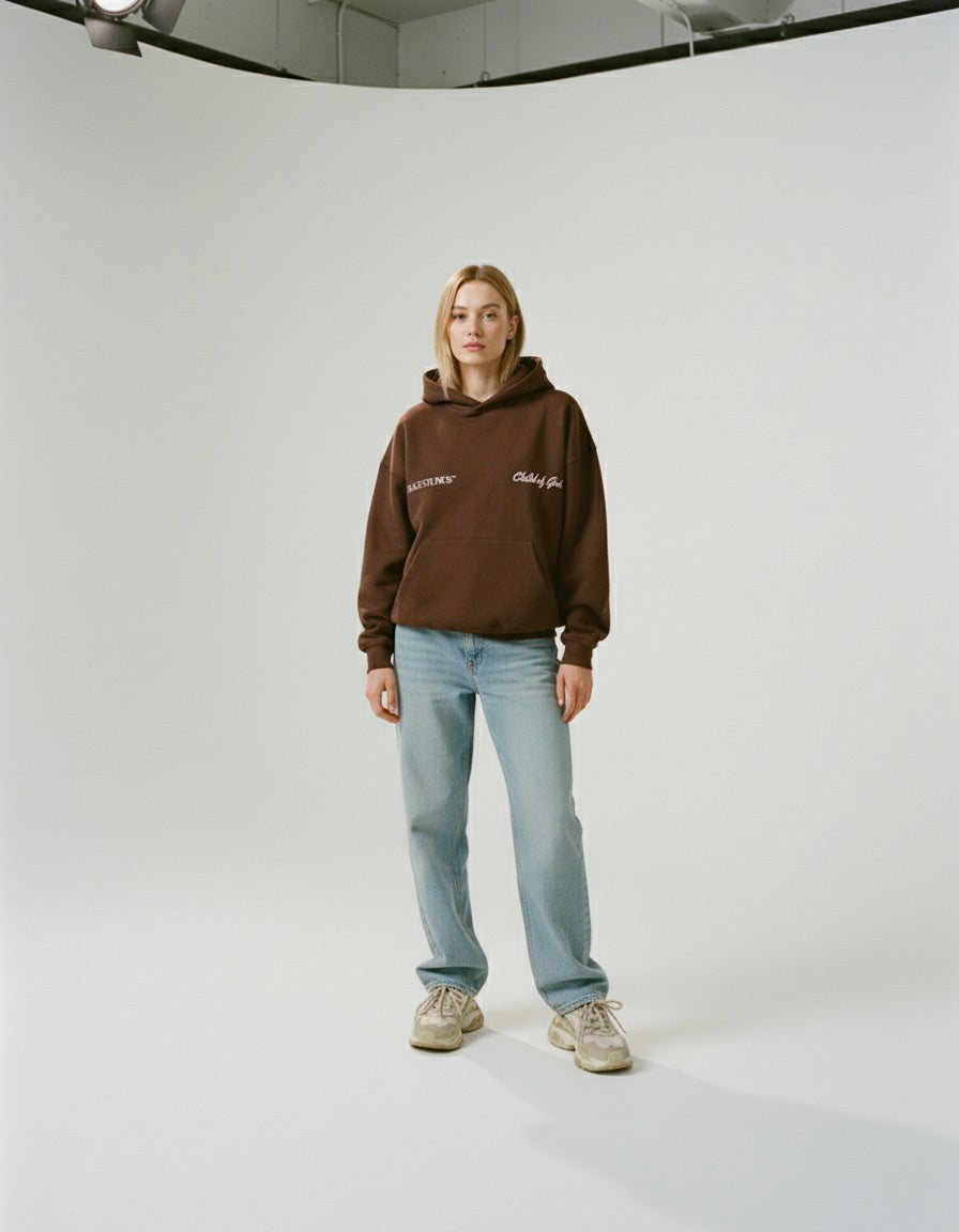 Child of God Coffee Oversized Heavyweight Hoodie | Peace®