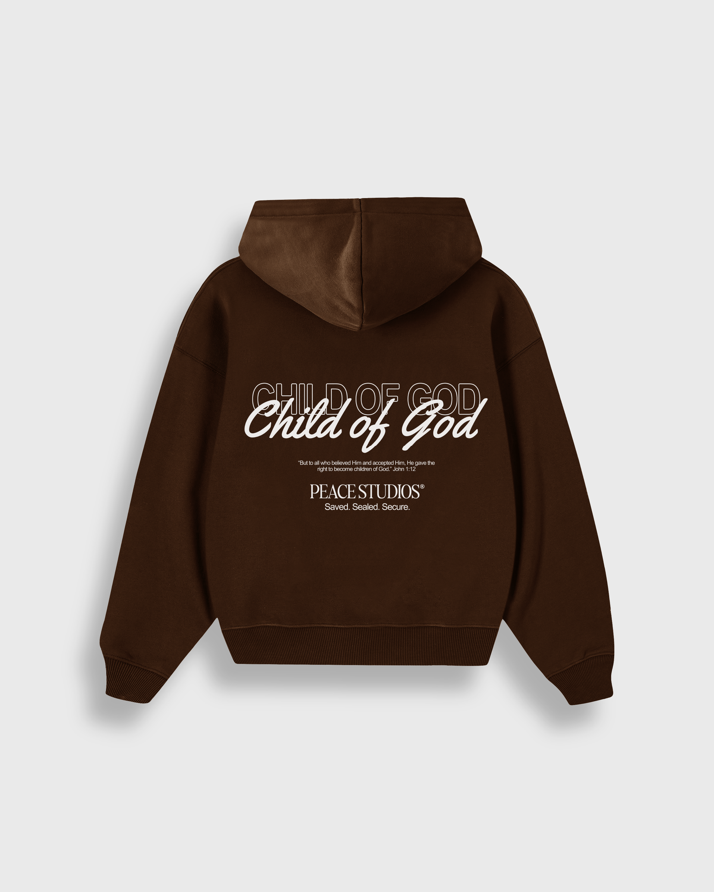 Child of God Coffee Oversized Heavyweight Hoodie | Peace®