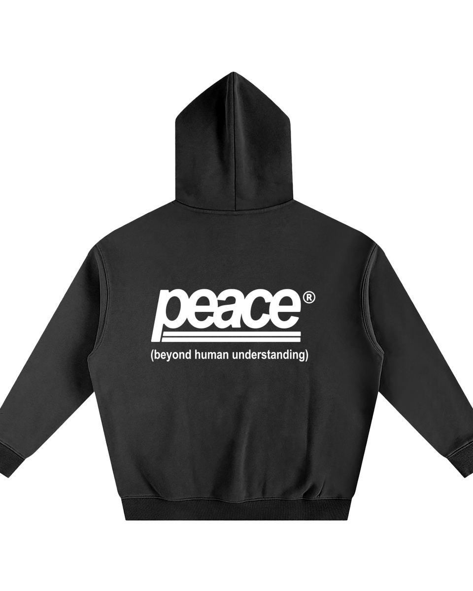 Peace® Studios Signature Black Oversized Hoodie