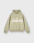 Peacemaker Fleeced Green Gray Boxy Hoodie | Peace®