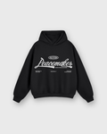 Peacemaker Fleeced Black Boxy Hoodie | Peace®