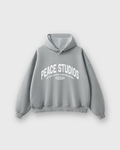 The Signature Collection Gray Oversized Heavyweight Hoodie | Peace®