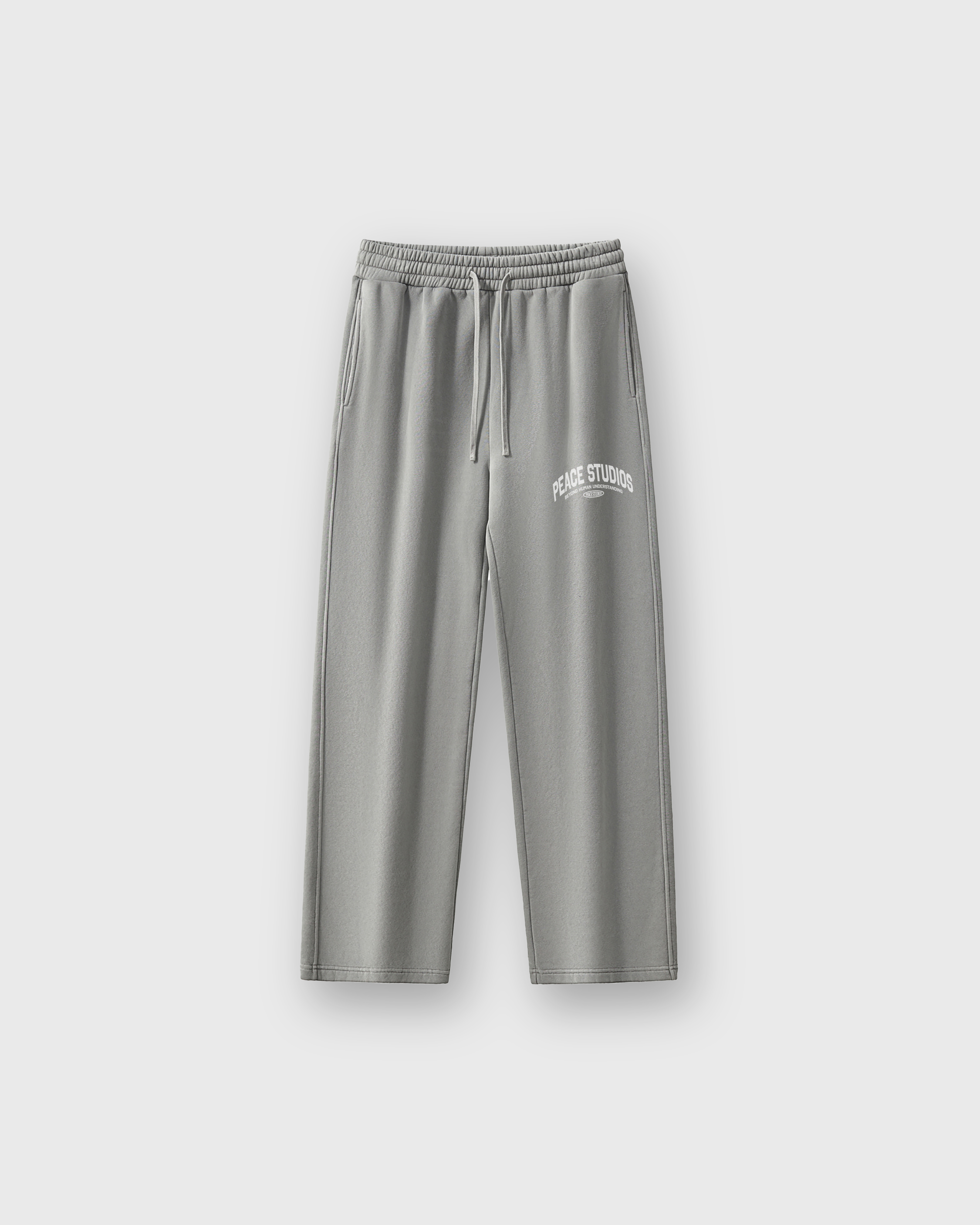 The Signature Collection Peace® Gray Straight Leg Sweatpants