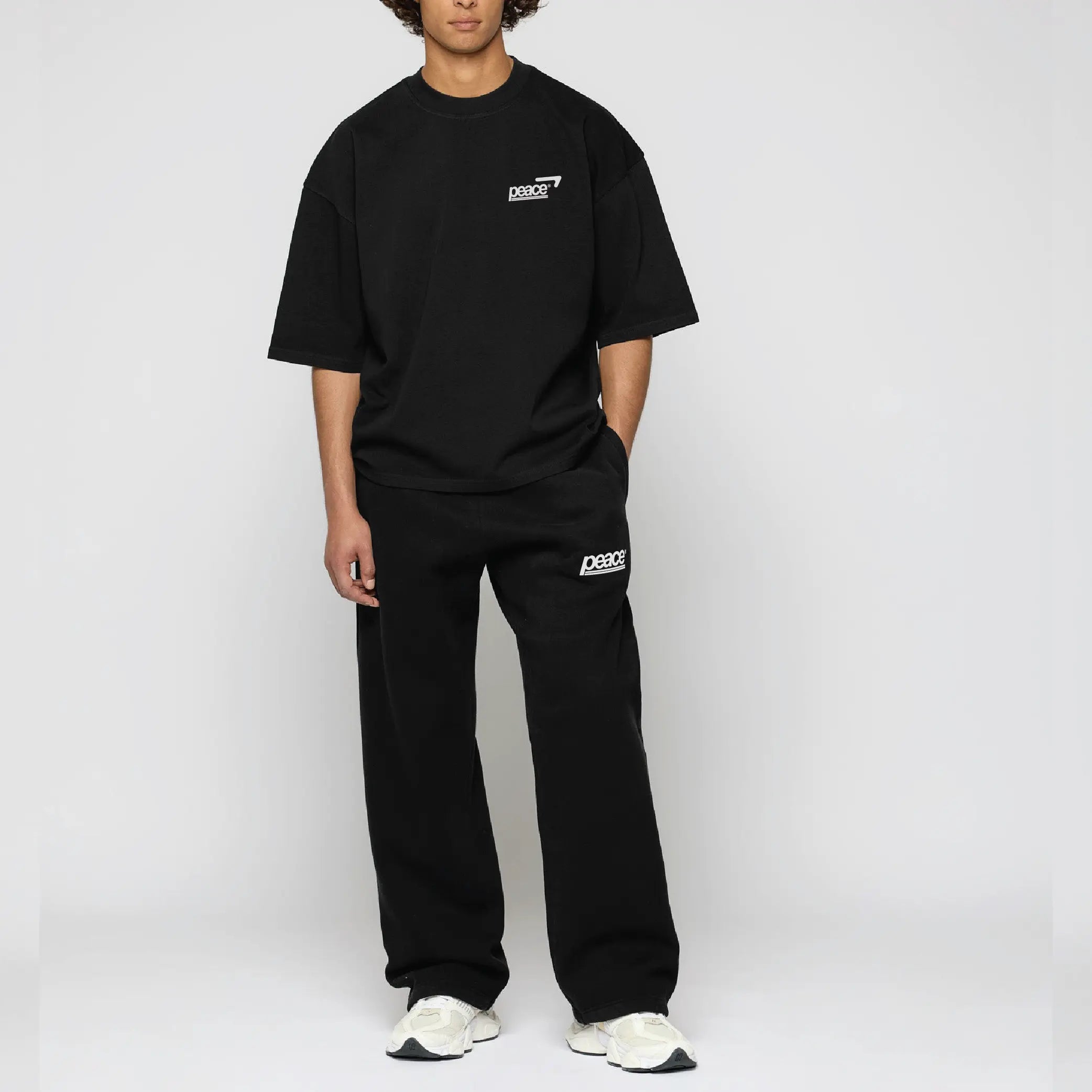 Official Peace Star Black Loose Fit Tee | Peace® PEACE STORE