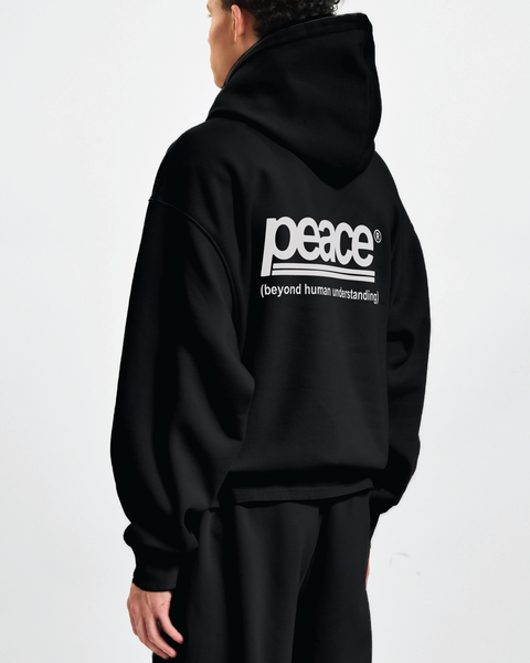 Peace® Studios Signature Black Oversized Hoodie