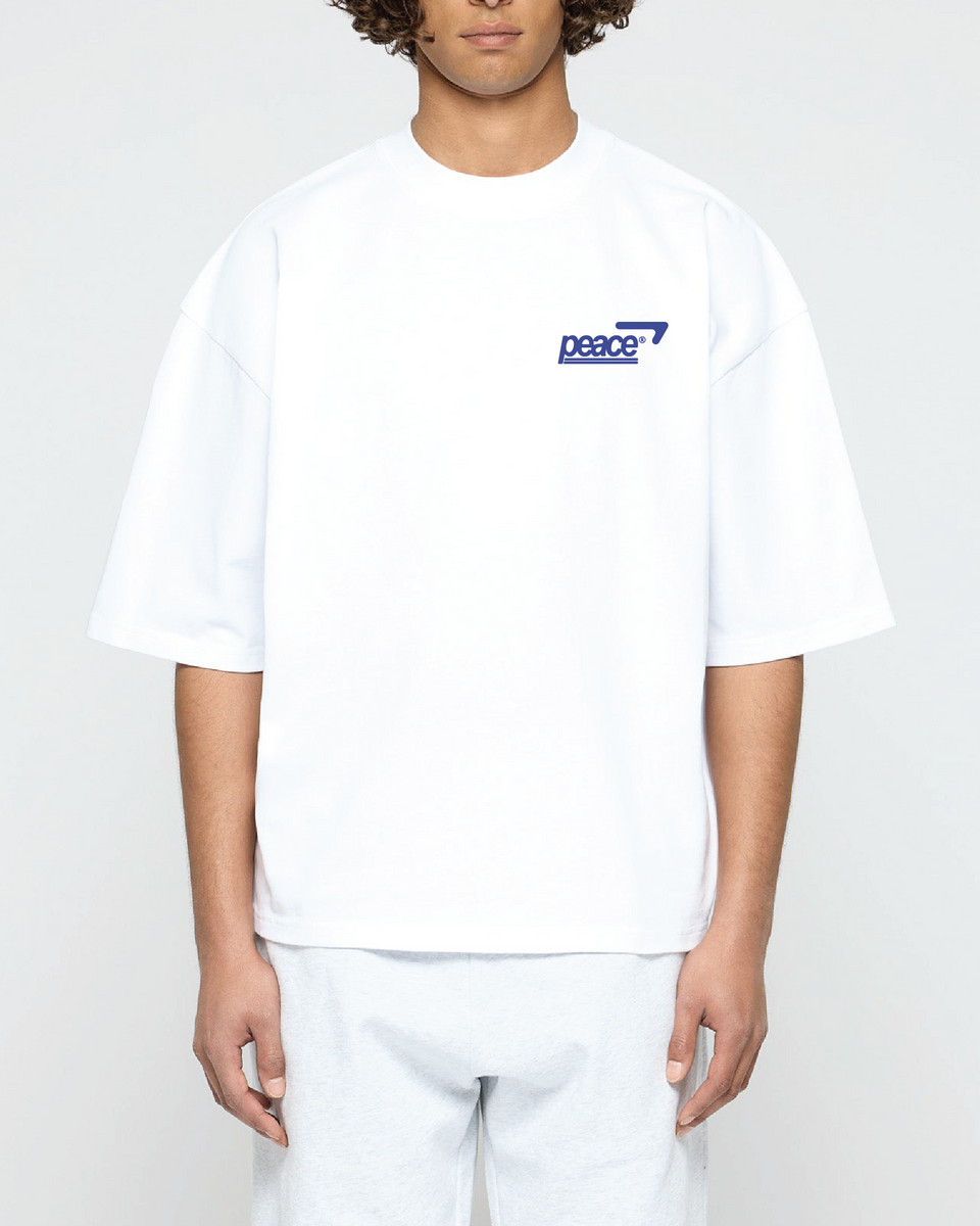 Official Peace Star White Loose Fit Tee | Peace®