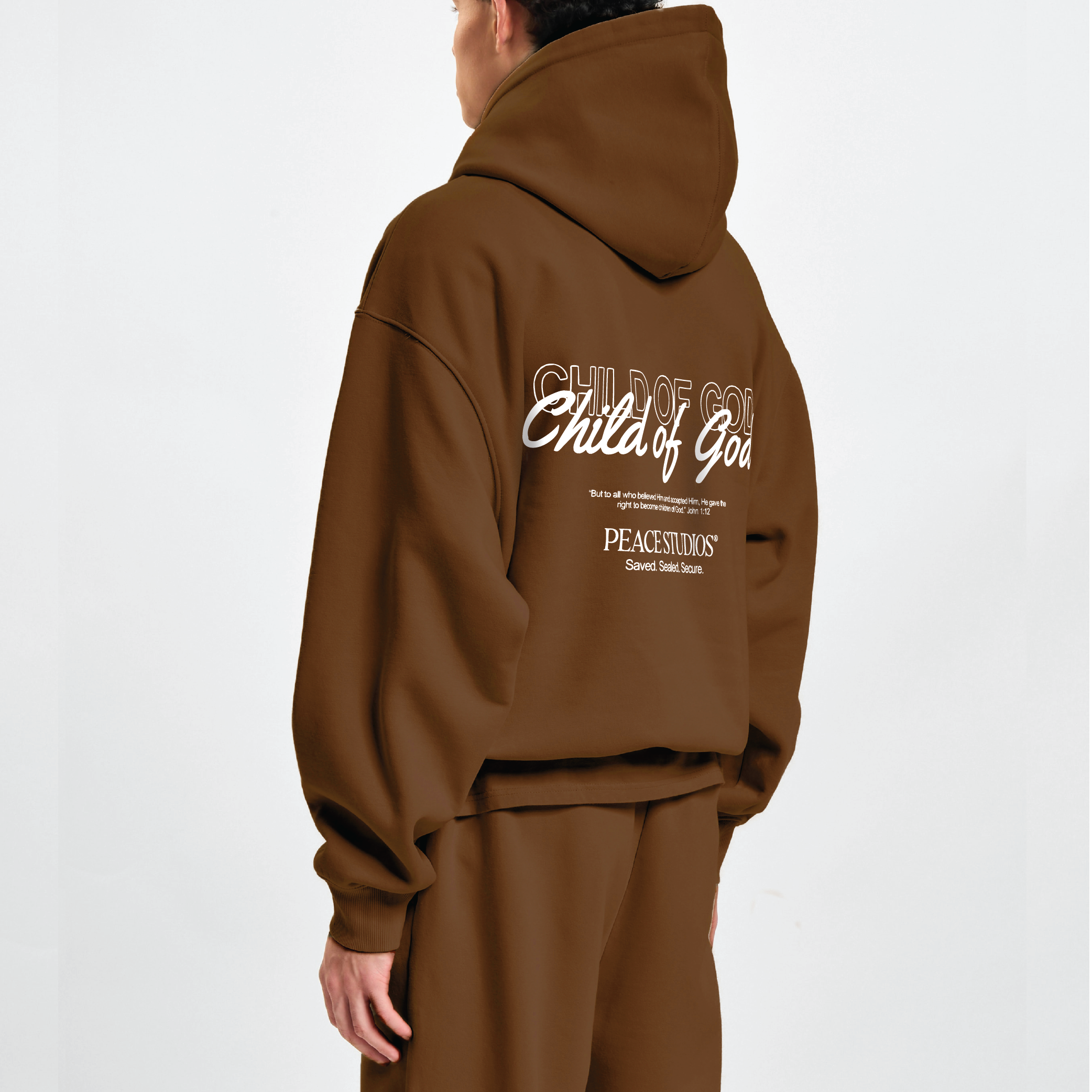 Child of God Coffee Oversized Heavyweight Hoodie | Peace®