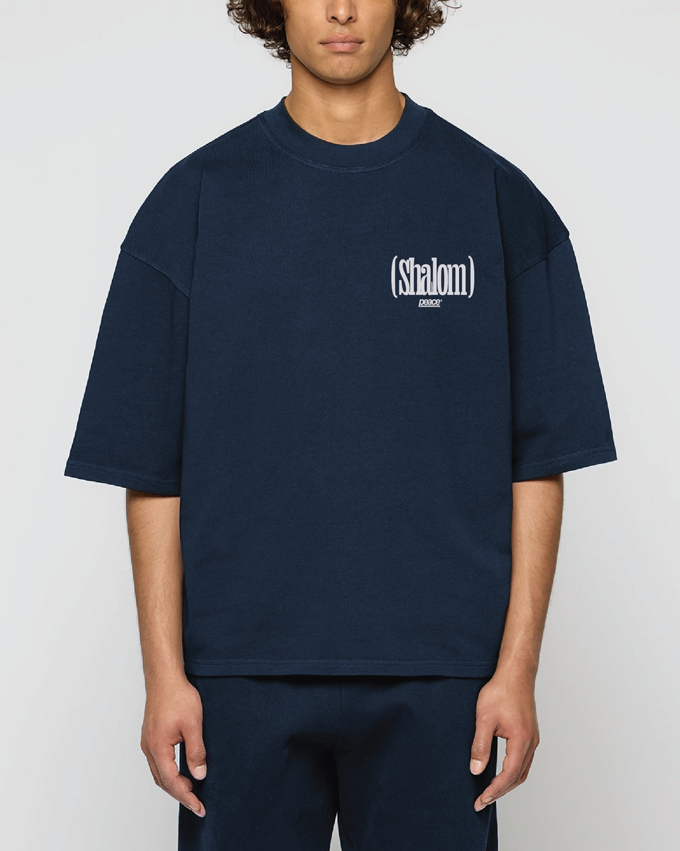 Shalom Official Blue Loose Fit Tee | Peace®