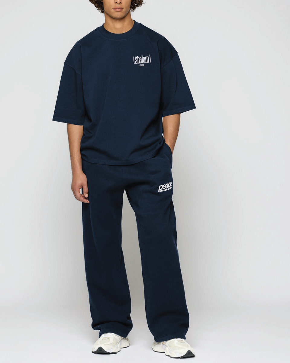 Shalom Official Blue Loose Fit Tee | Peace®