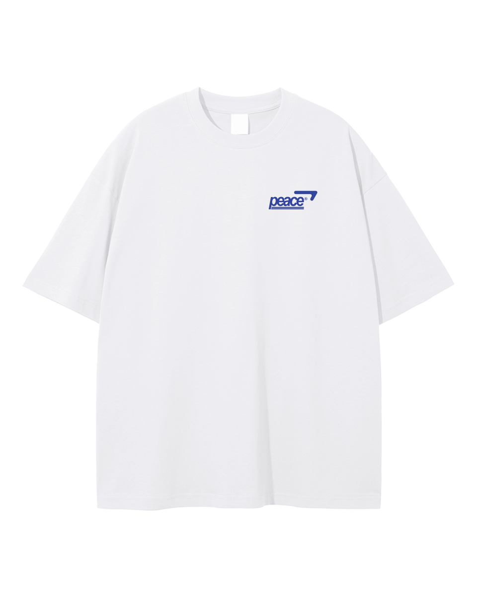 Official Peace Star White Loose Fit Tee | Peace®