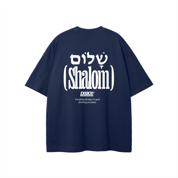 Shalom Official Blue Loose Fit Tee | Peace®