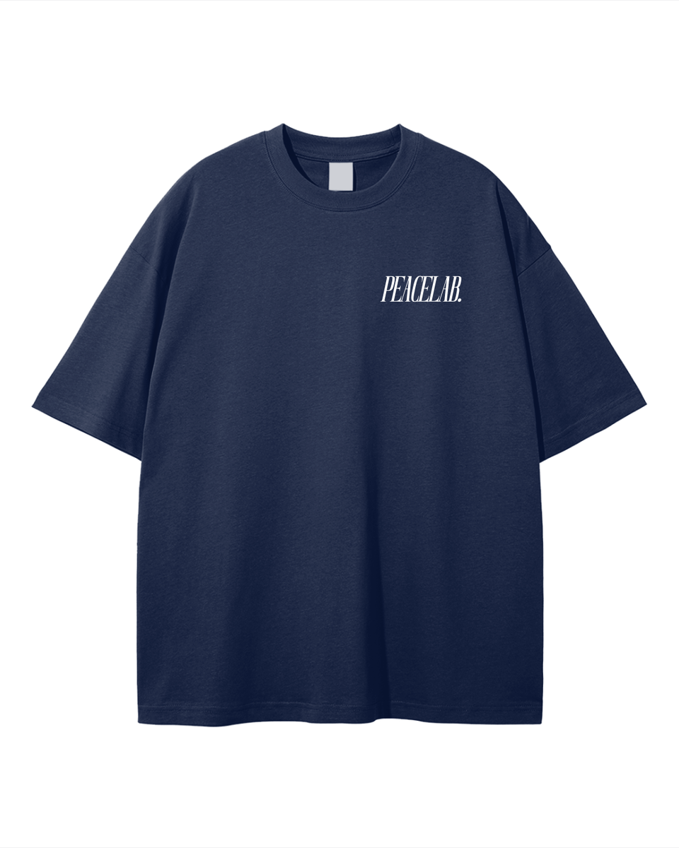 Peace Lab Original Blue Loose Fit Tee | Peace®