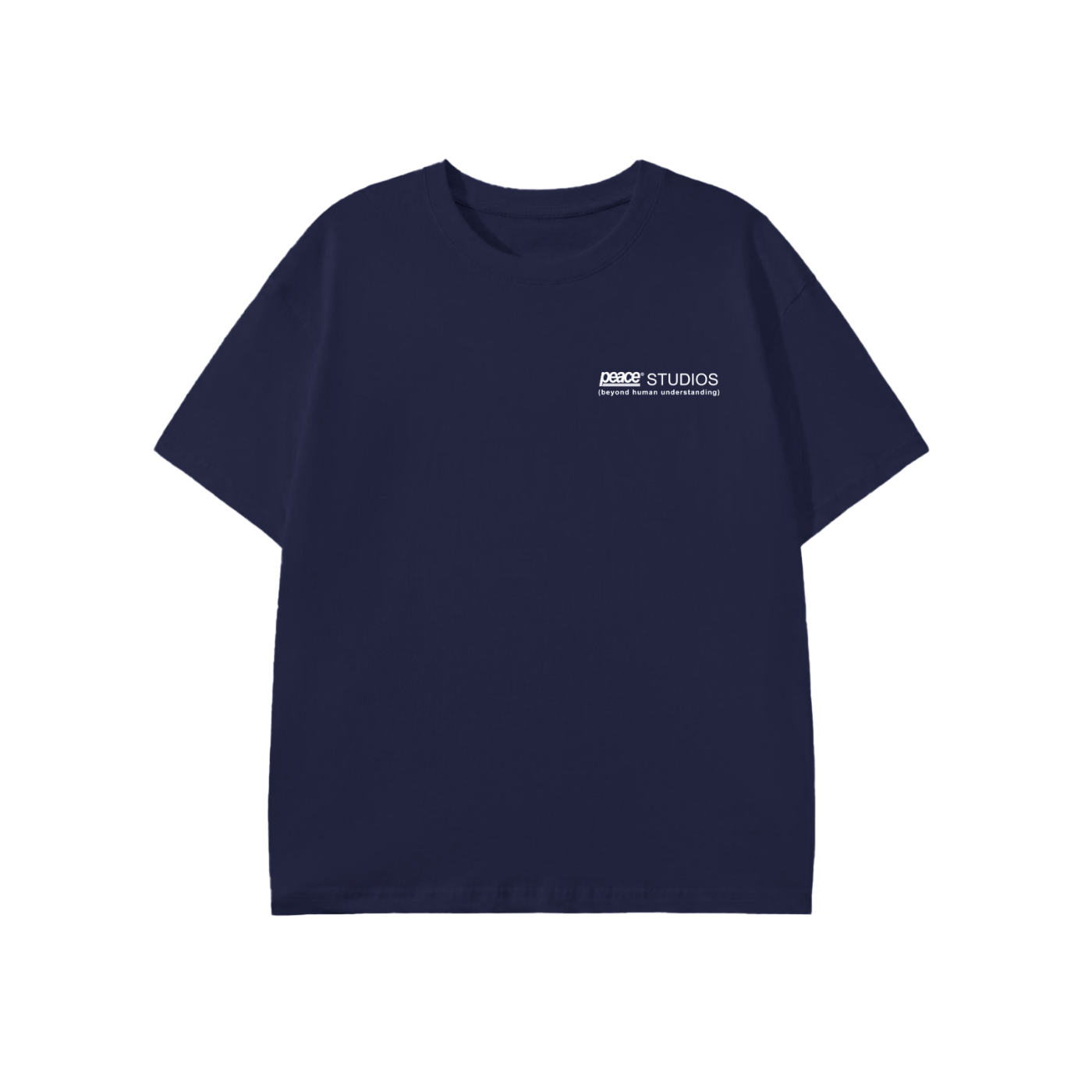 Peace® Studios Signature Classic Fit Navy Blue Tee ODMPOD