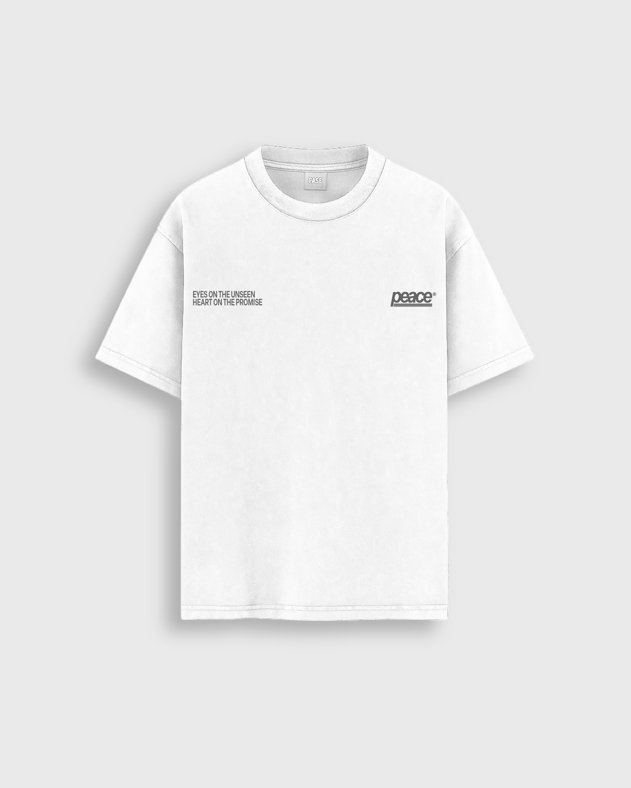 Envision Your Future White Vintage Heavyweight Loose Fit Tee | Peace®