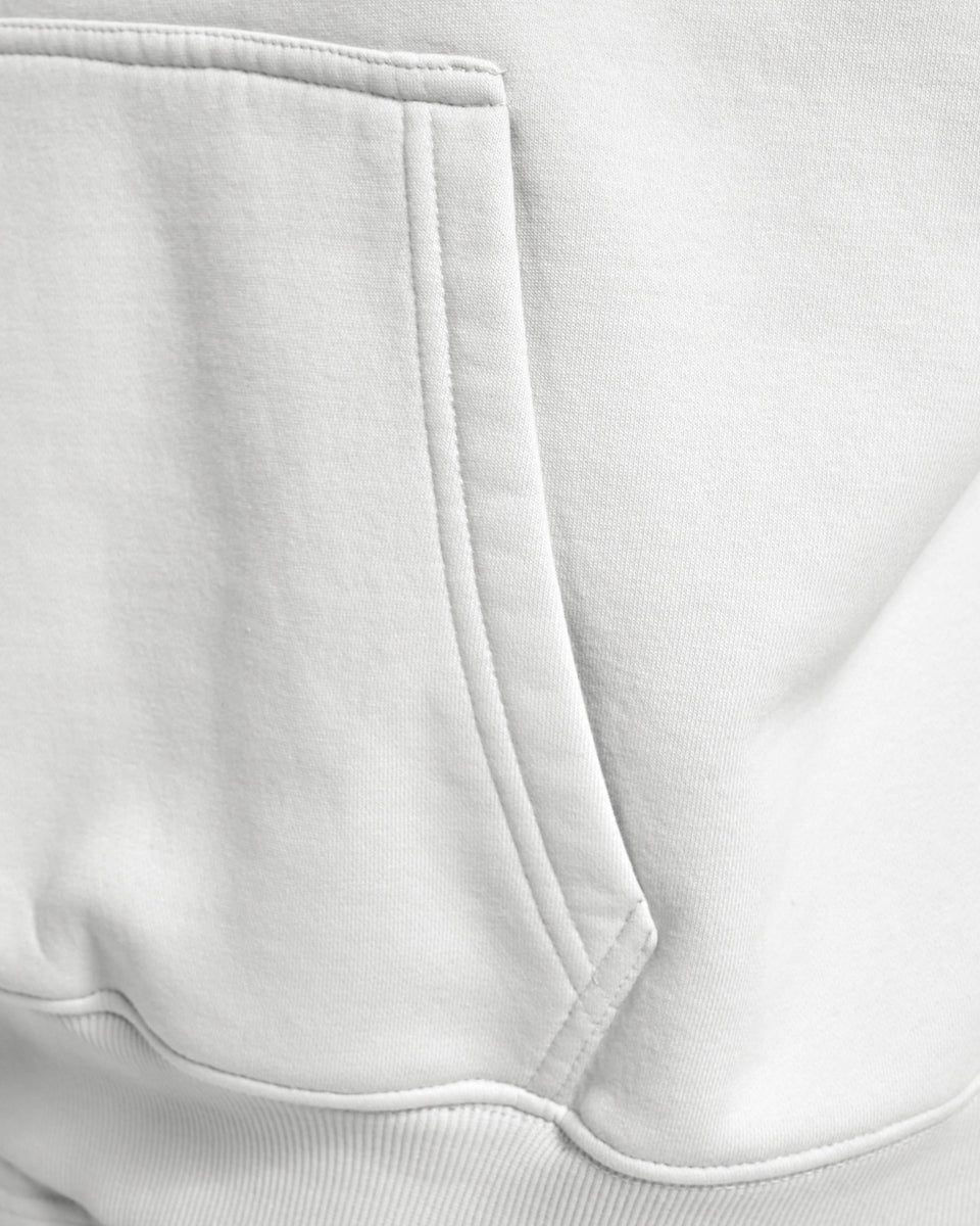 Sunday Worship Club White Oversized Heavyweight Hoodie | Peace®