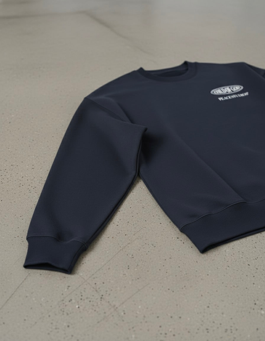 Child of God II Navy Blue Heavyweight Essential Sweatshirt | Peace®